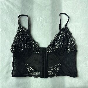 Elegant Black Lace Bralette